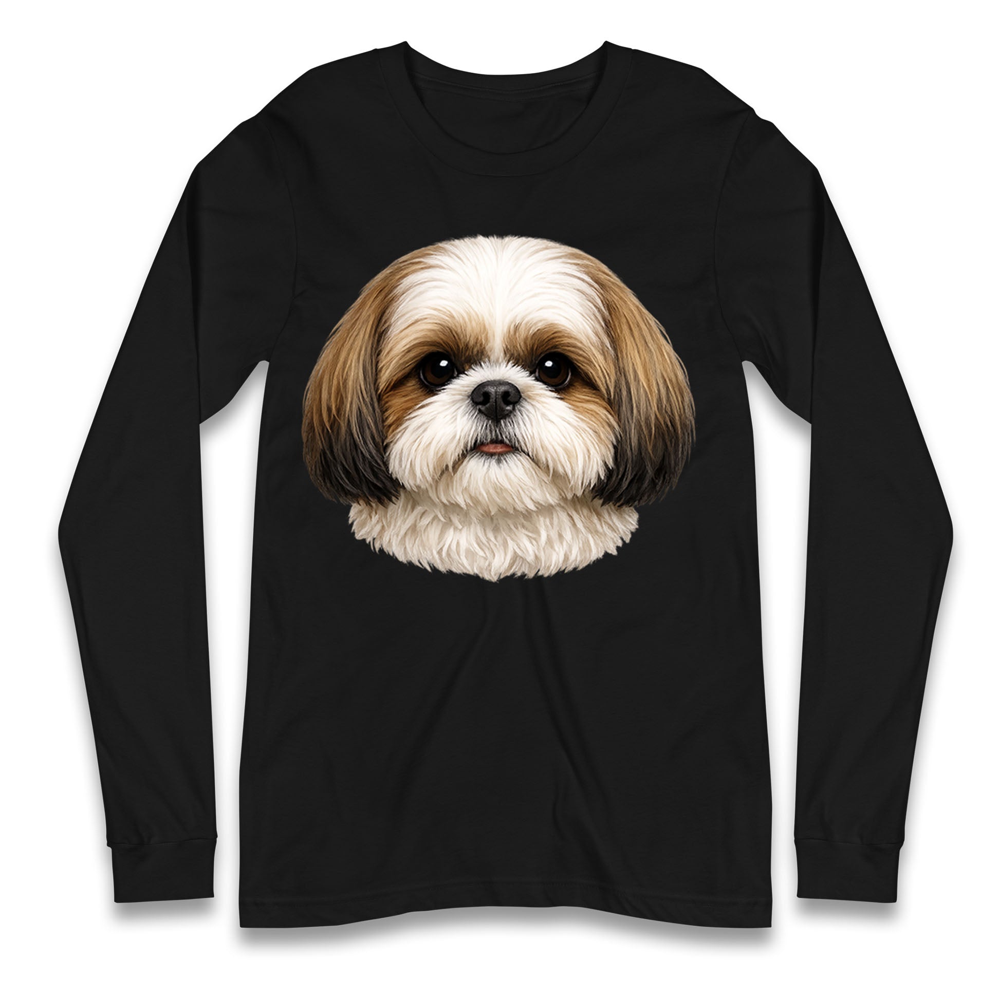 Shih Tzu Face Longsleeve T Shirt
