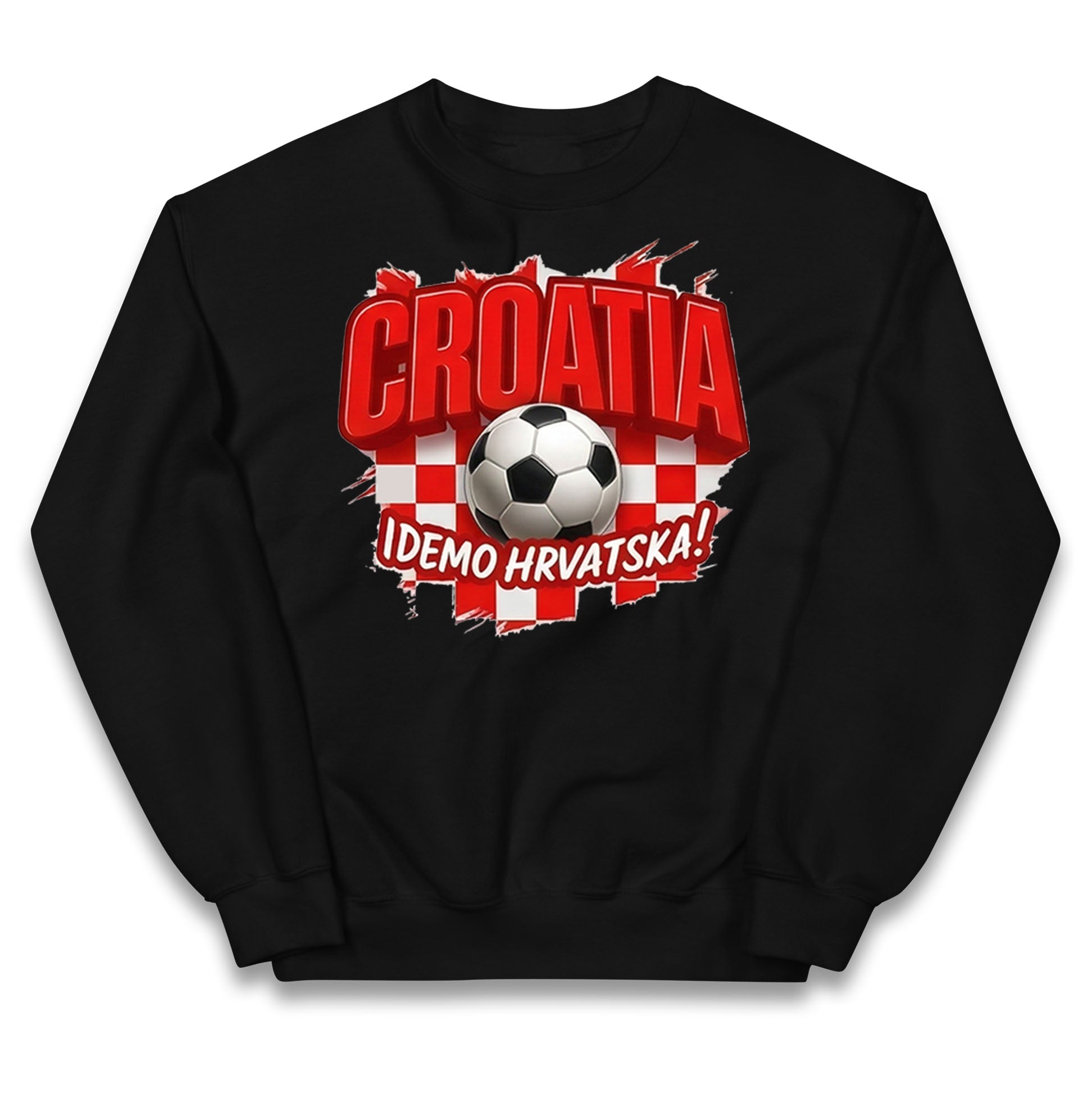 Croatia Retro World Cup Kids Jumper