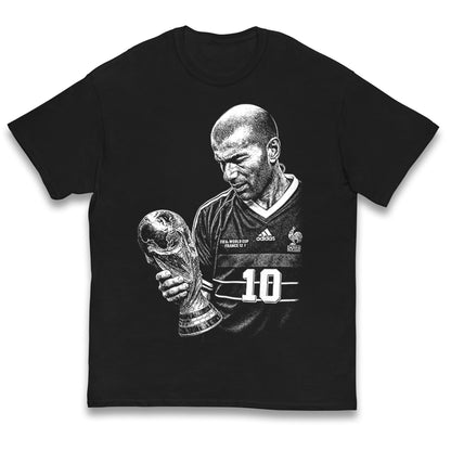 Zidane France Footballer Kids T Shirt 