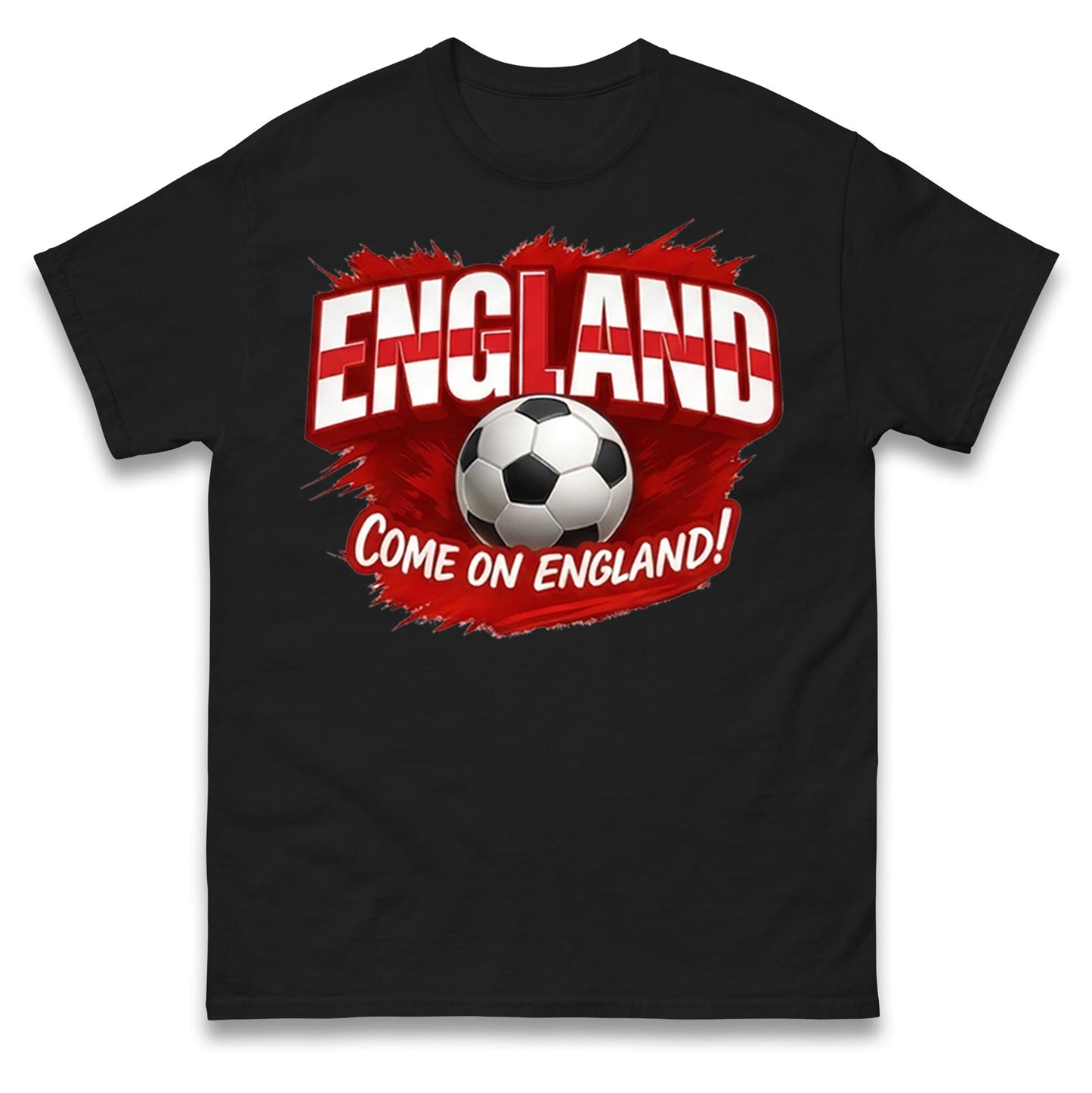 England Retro World Cup T Shirt