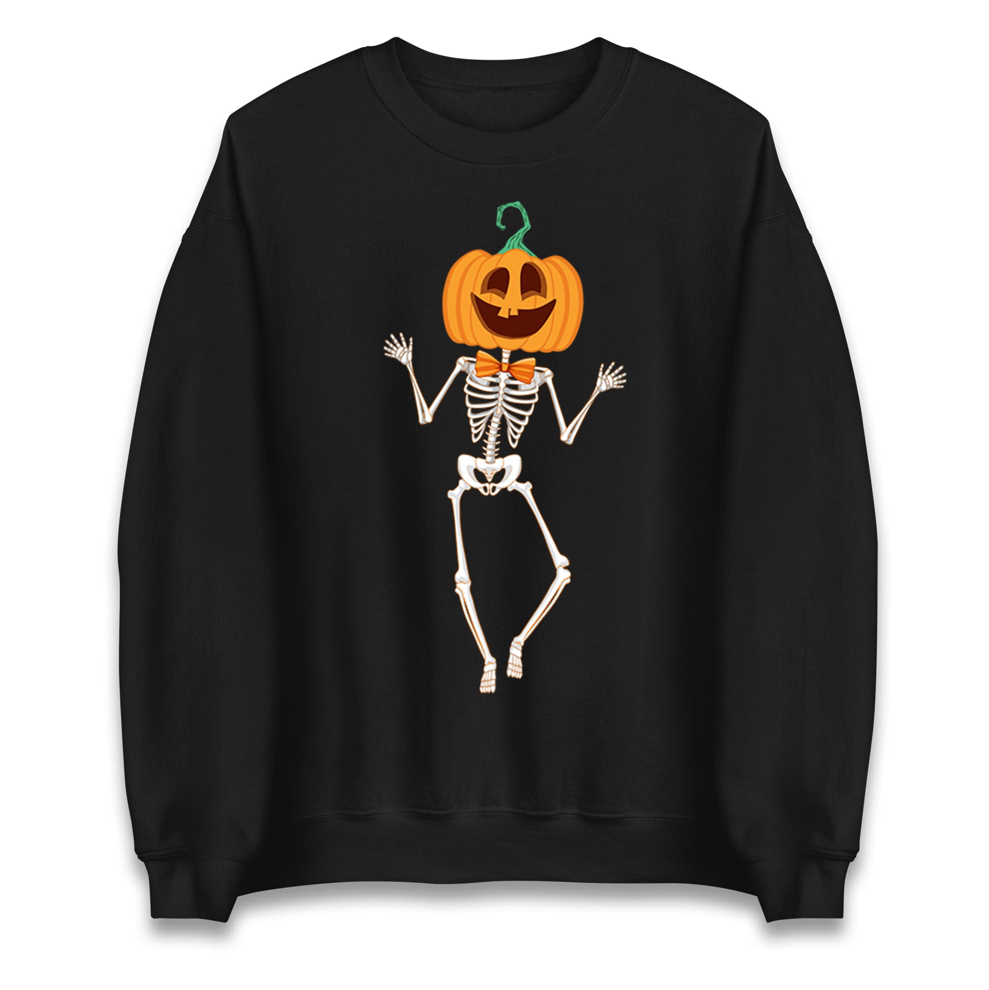 Pumpkin Skeleton Halloween Sweatshirt
