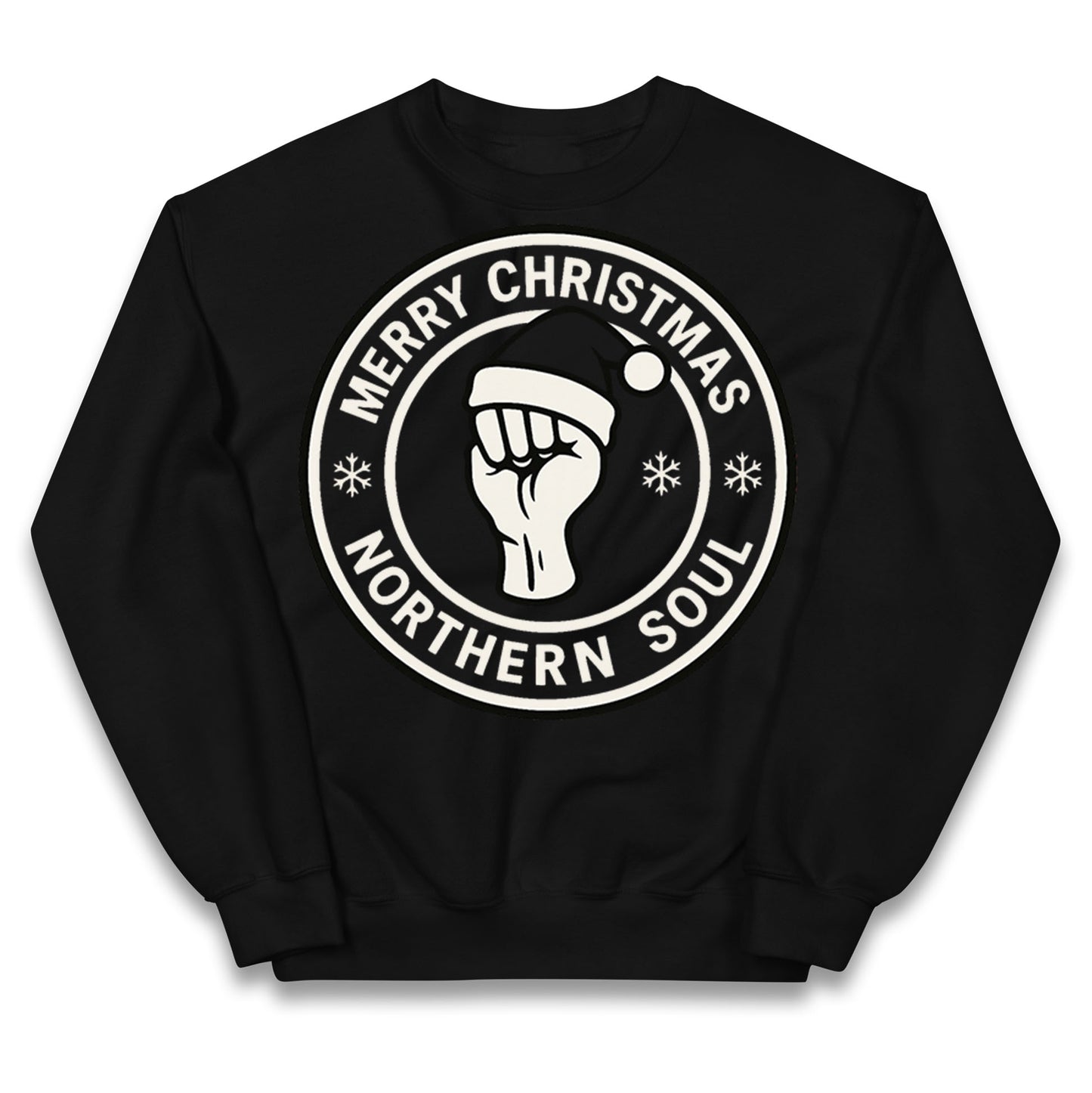 Merry Christmas Northern Soul Kids Jumper