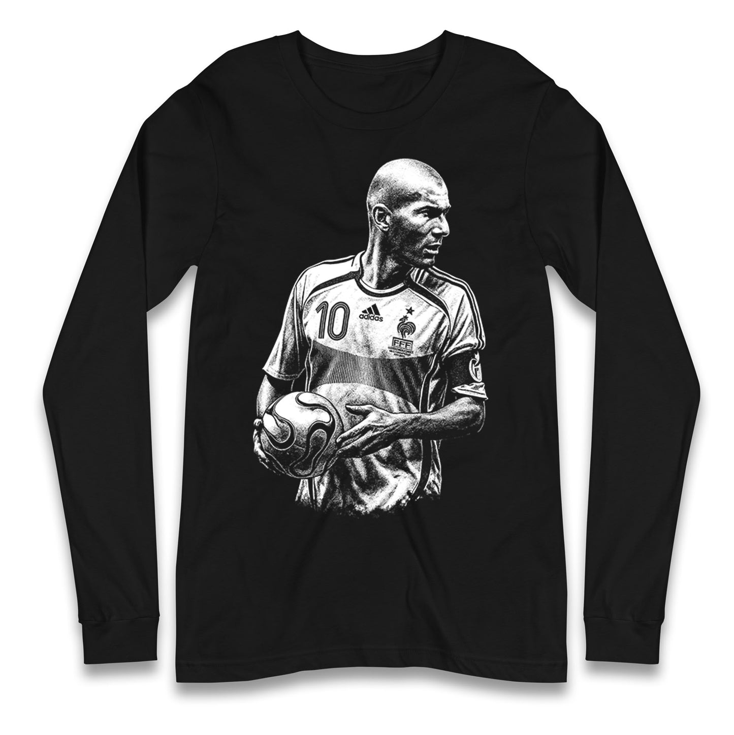 Zidane France Longsleeve T Shirt