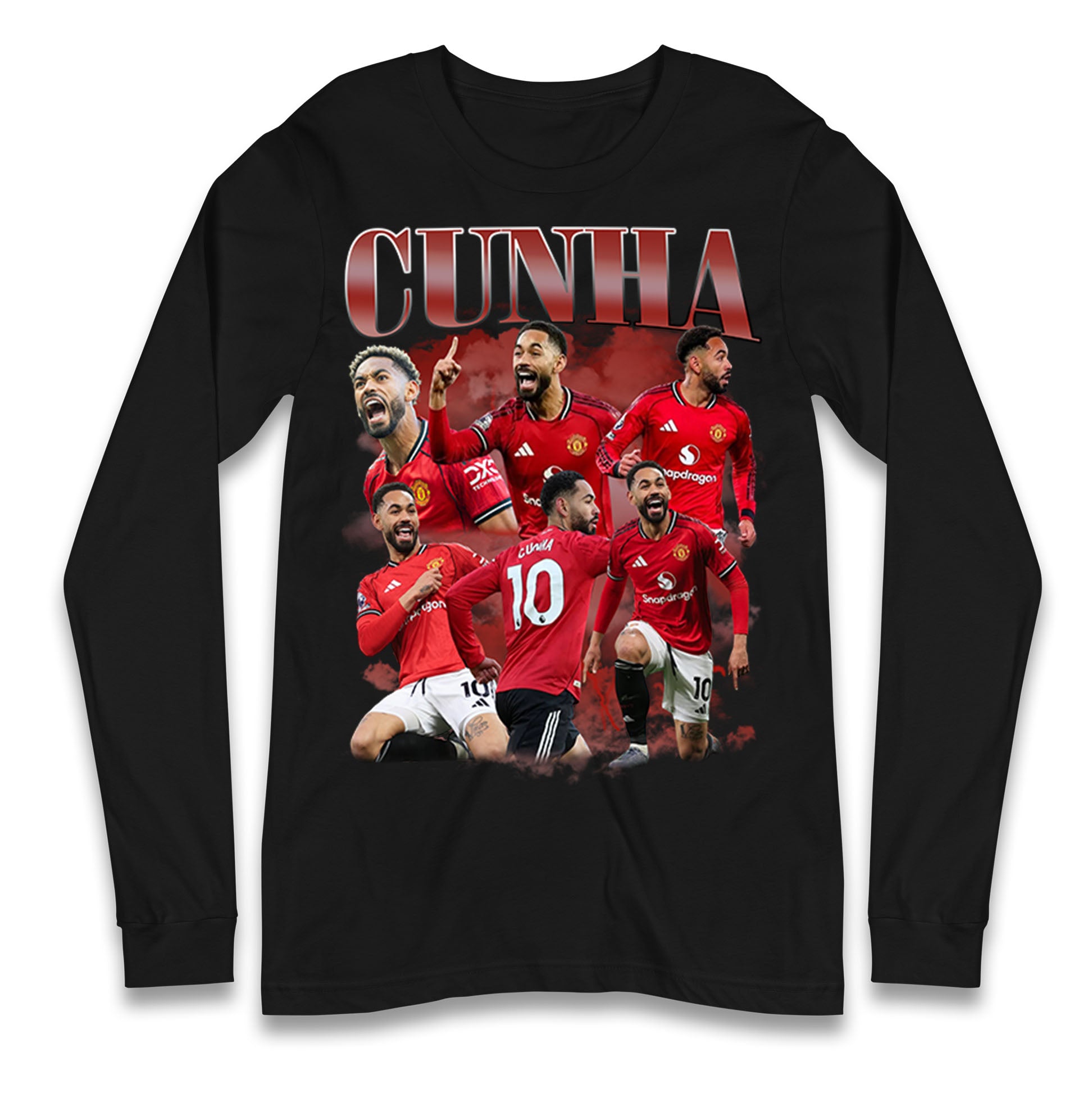 Matheus Cunha Manchester United Longsleeve T Shirt