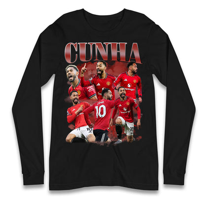 Matheus Cunha Manchester United Longsleeve T Shirt