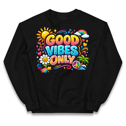 Good Vibes Only Kids Jumper
