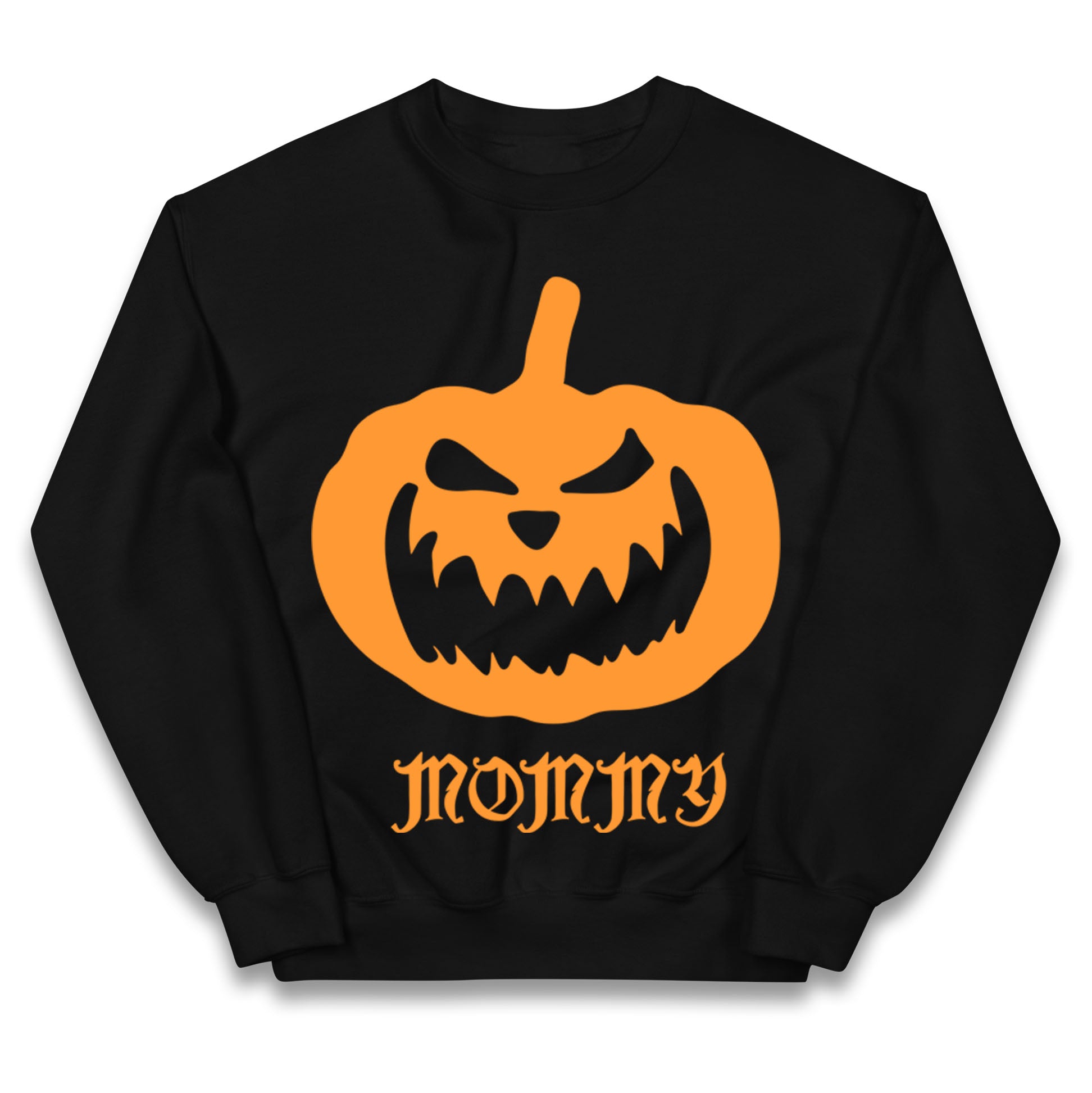 Scary Pumpkin Mommy Halloween Jumper

