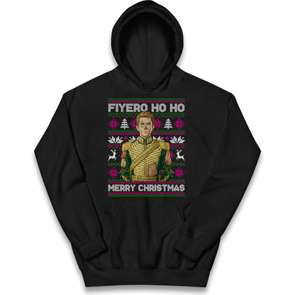 Prince Fiyero Wicked Christmas Kids Hoodie