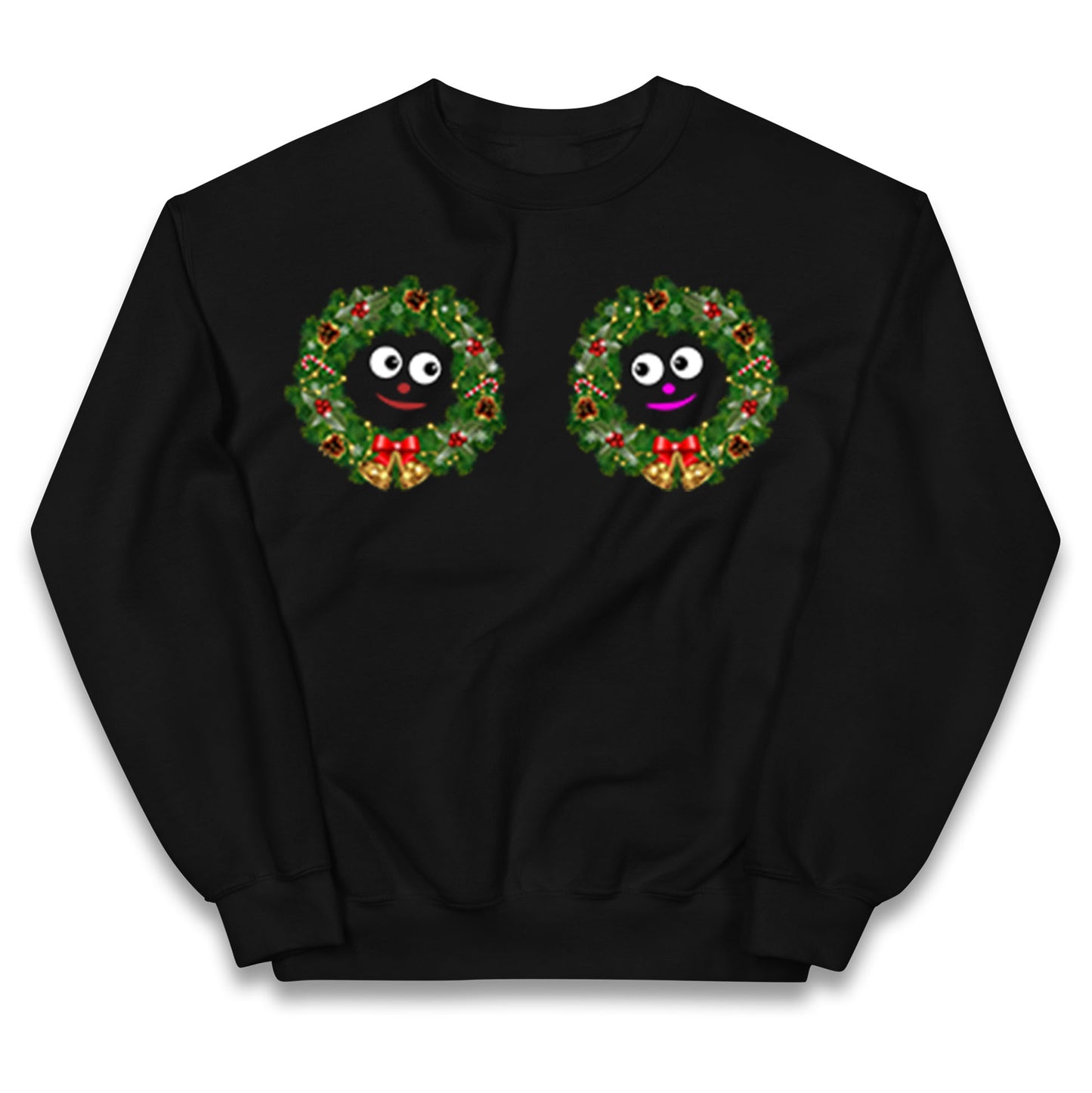 Christmas Decoration Rings Smiley Funny Jumper