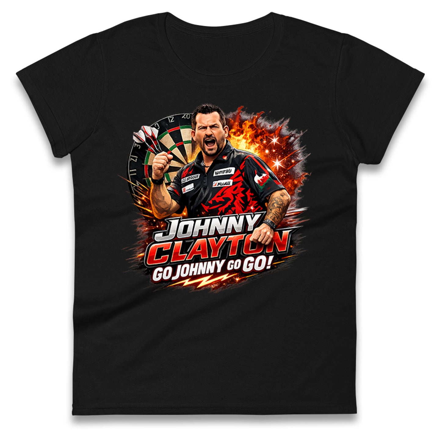 Johnny Clayton Wales Ladies T Shirt