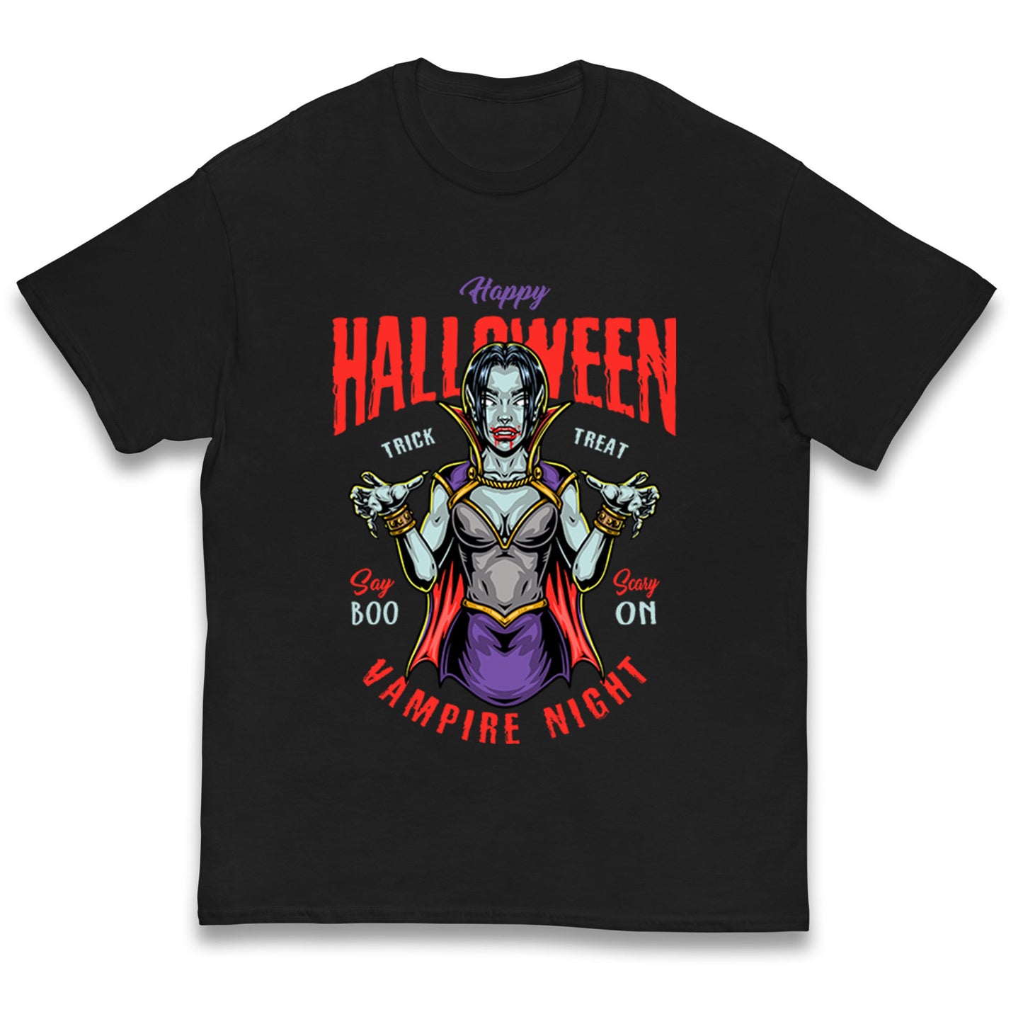 Halloween Vampire Kids T Shirt