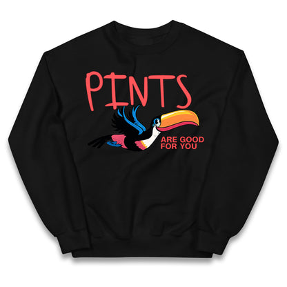 Pints Are Good For You Guinness Kids Jumper