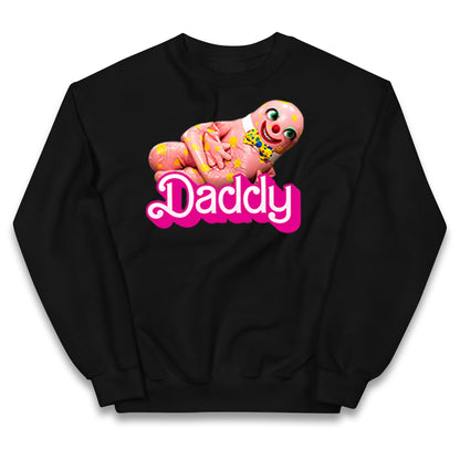 Funny Mr Blobby Daddy 90s Retro Kids Jumper