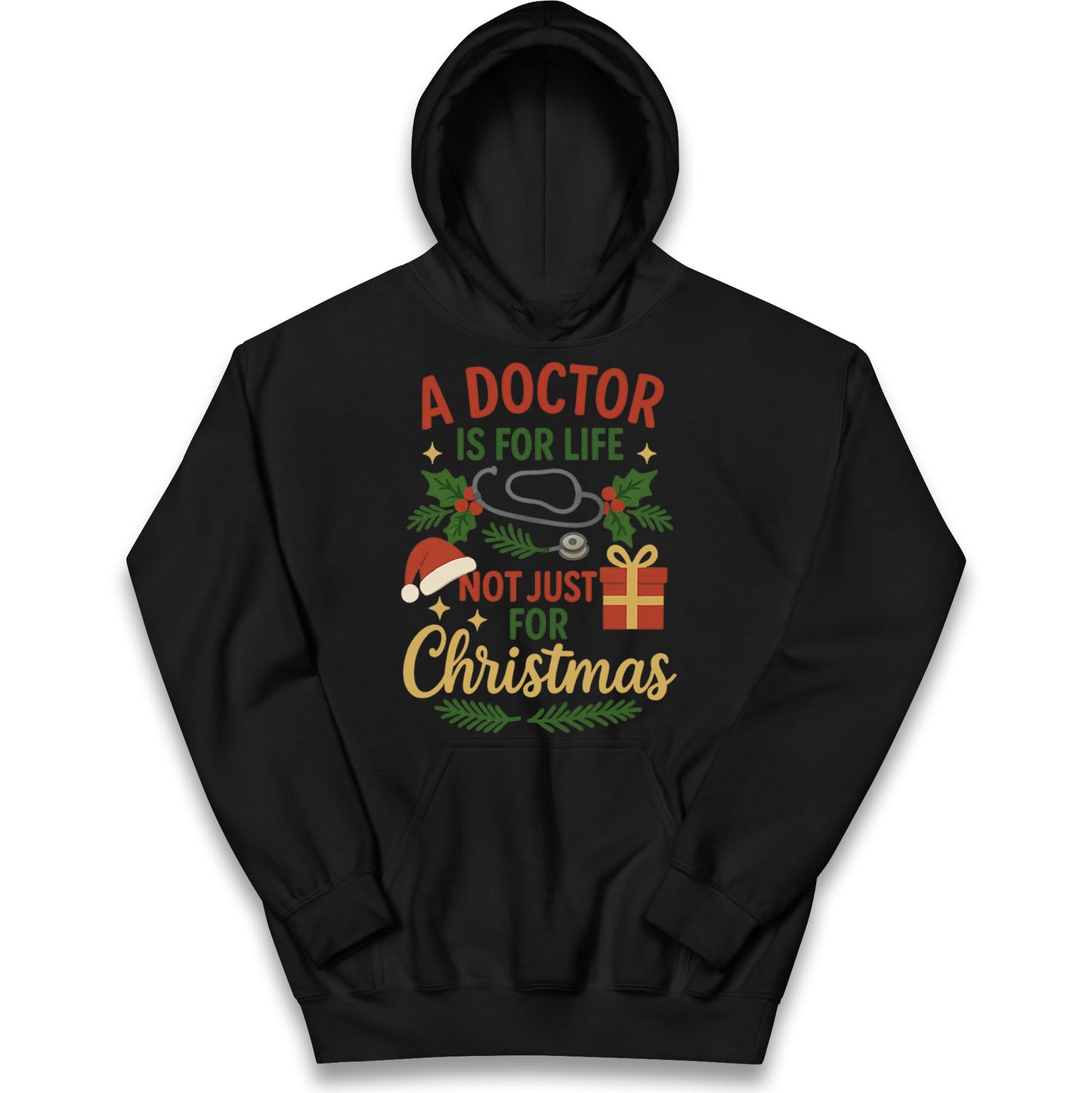 Doctor Christmas Kids Hoodie