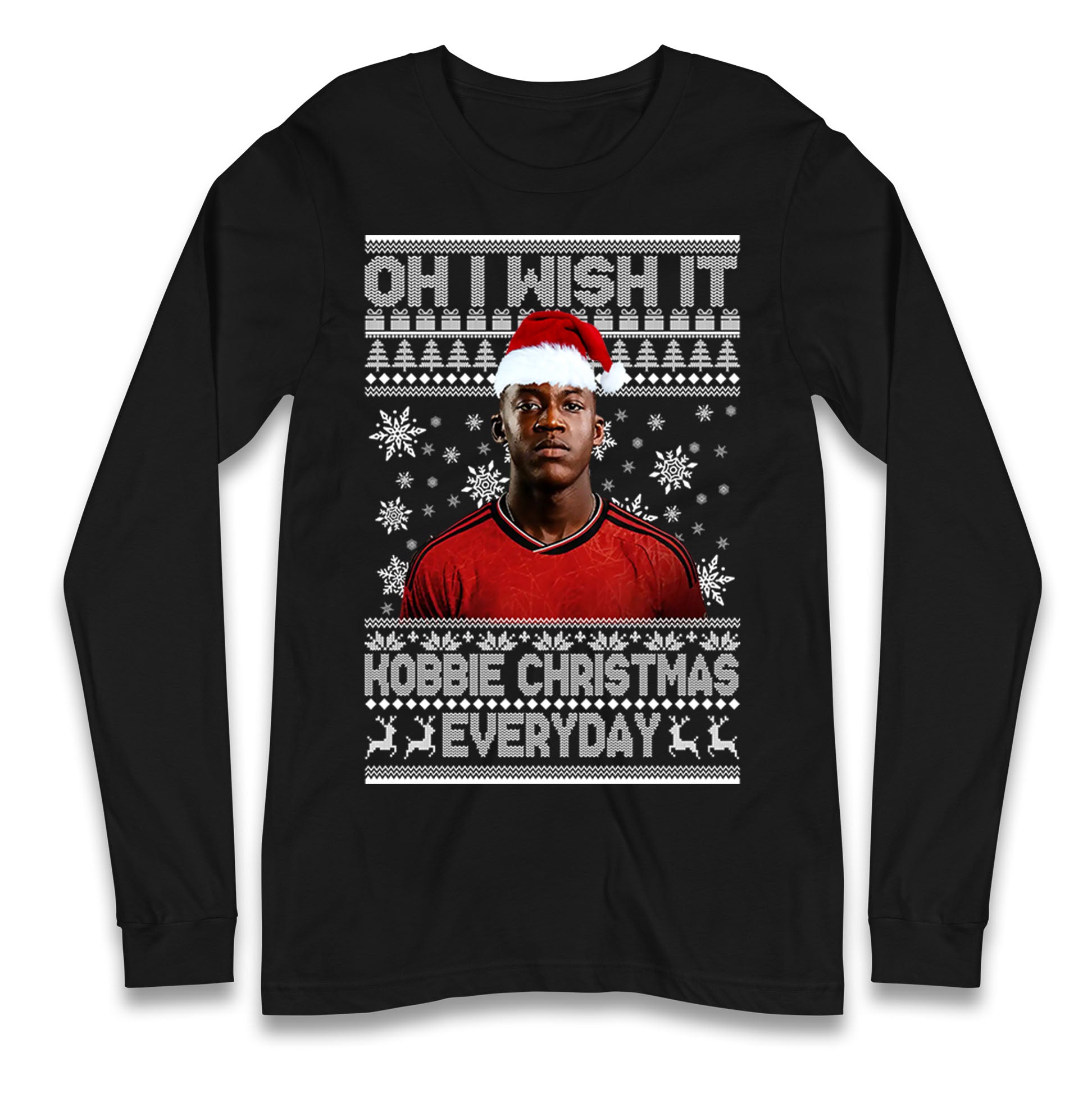 Kobbie Mainoo Christmas Longsleeve T Shirt