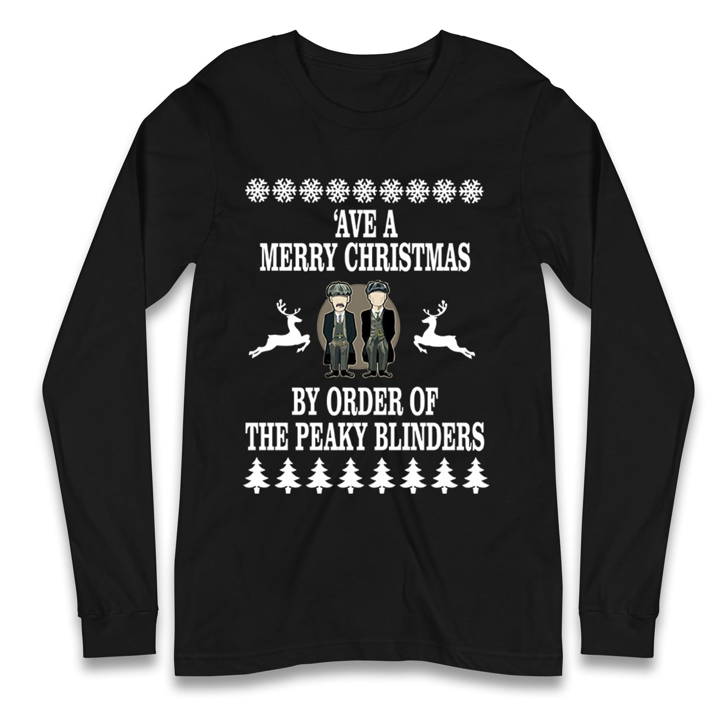 Peaky Blinders Christmas Longsleeve T Shirt