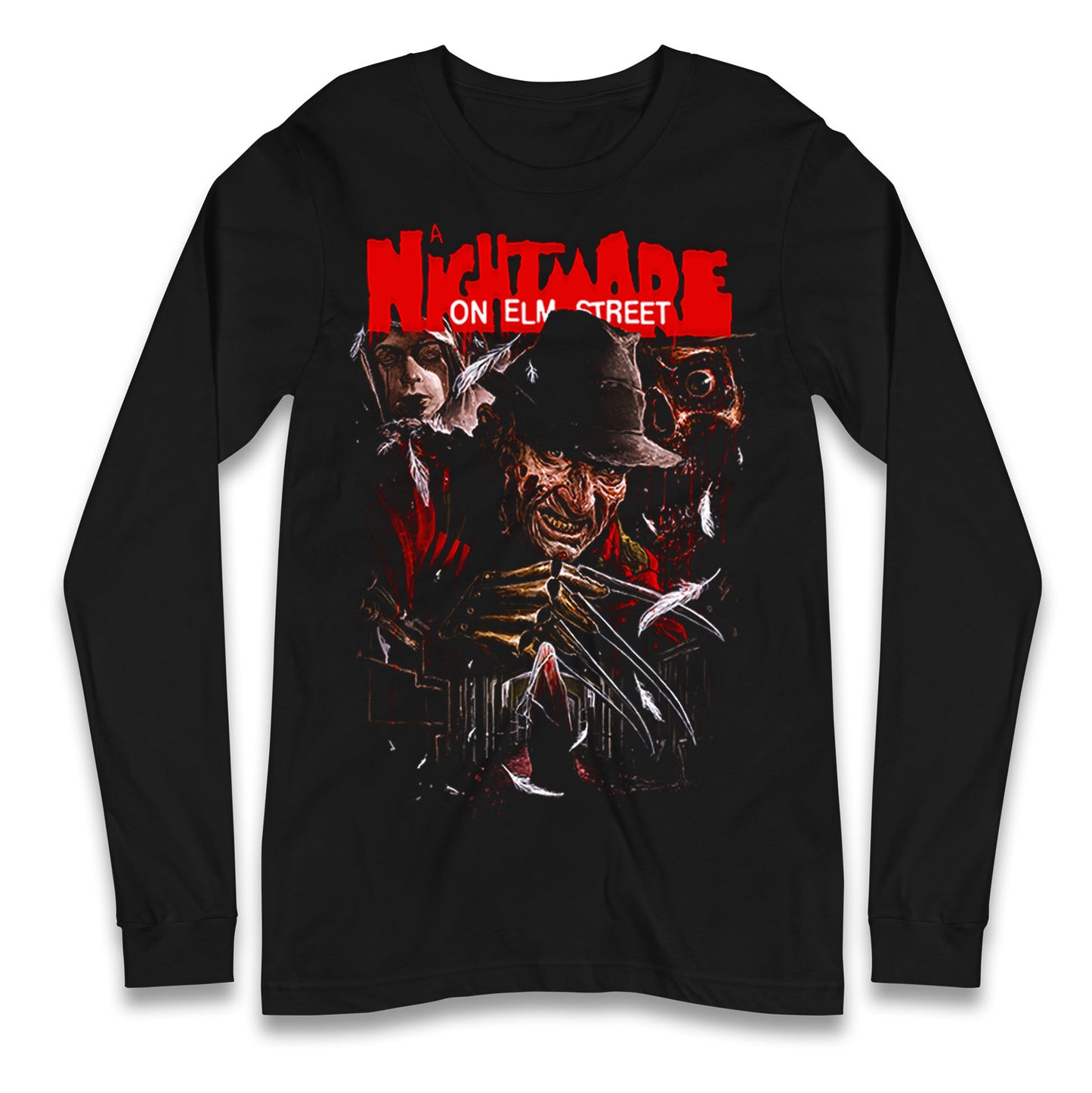 A Nightmare On Elm Street Longsleeve T Shirt 