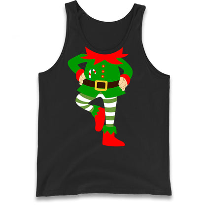 Personalise Christmas Party Wear Elf Tank Top