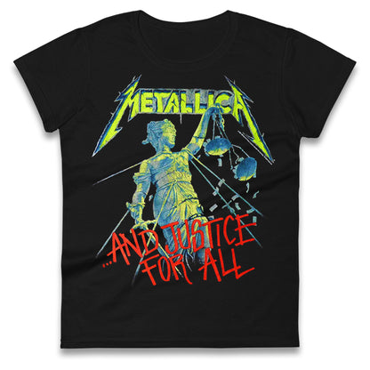 Metallica And Justice For All Ladies T Shirt