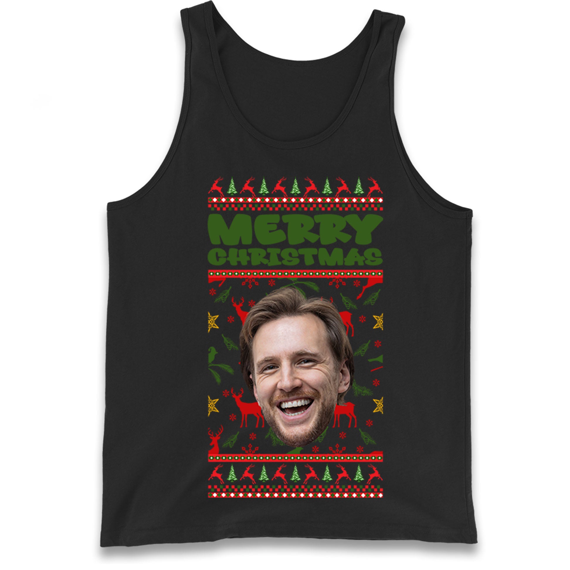 Personalise Christmas Tank Top
