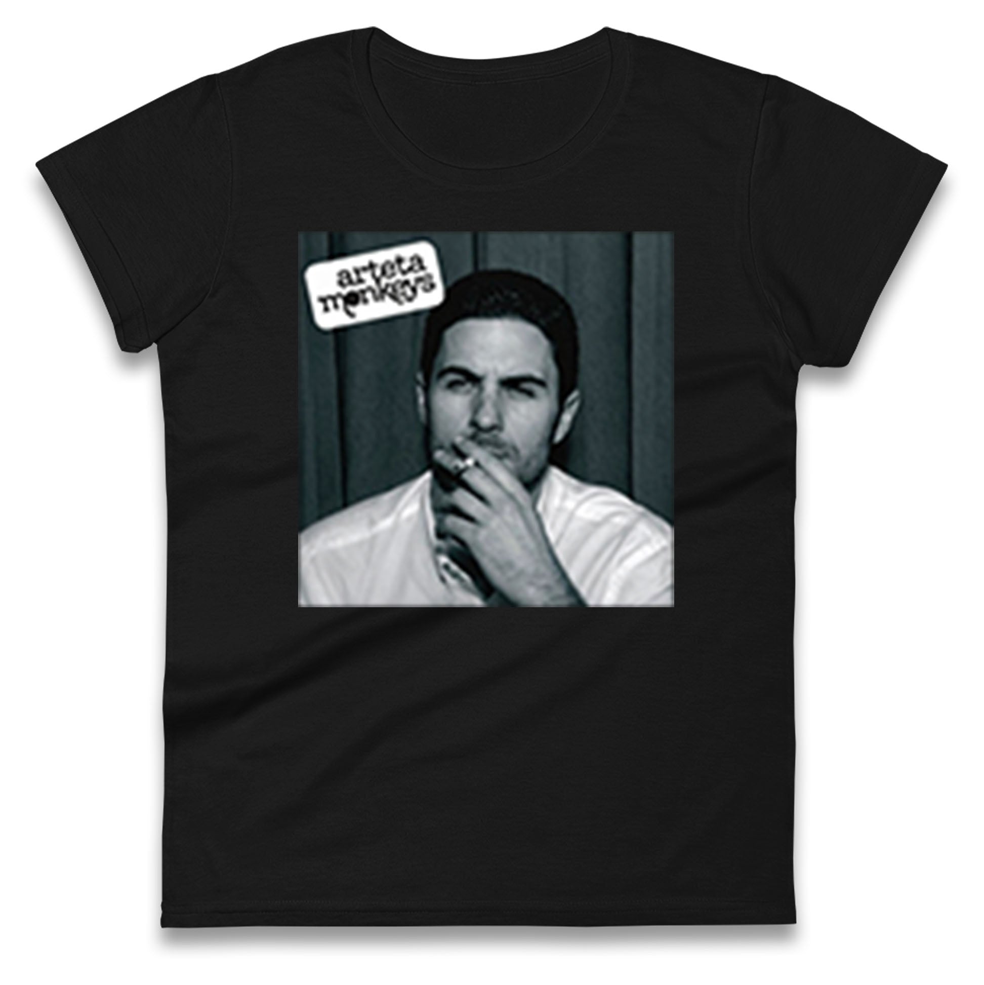 Mikel Arteta Arsenal Arctic Monkeys Ladies T Shirt