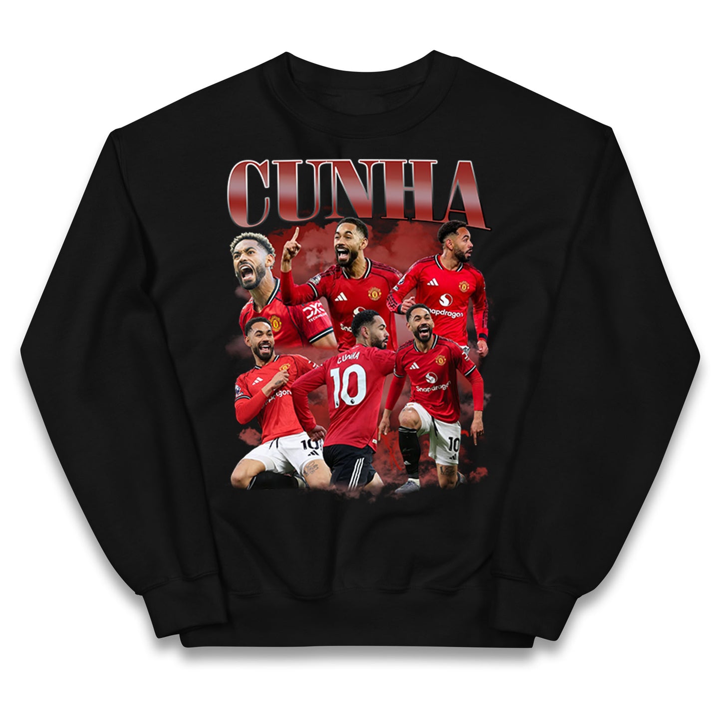 Matheus Cunha Manchester United Kids Jumper