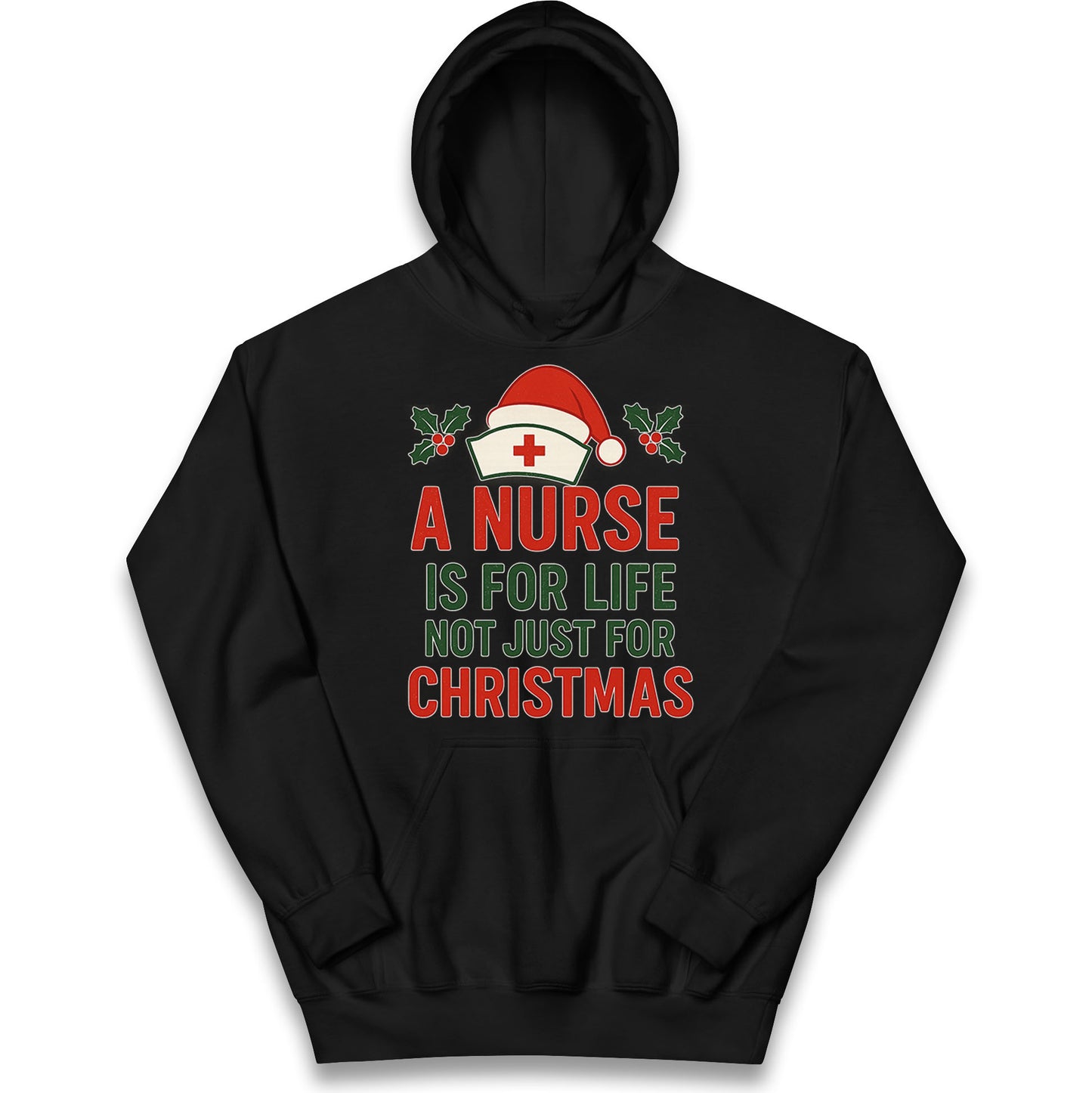 Nursing Christmas Kids Hoodie