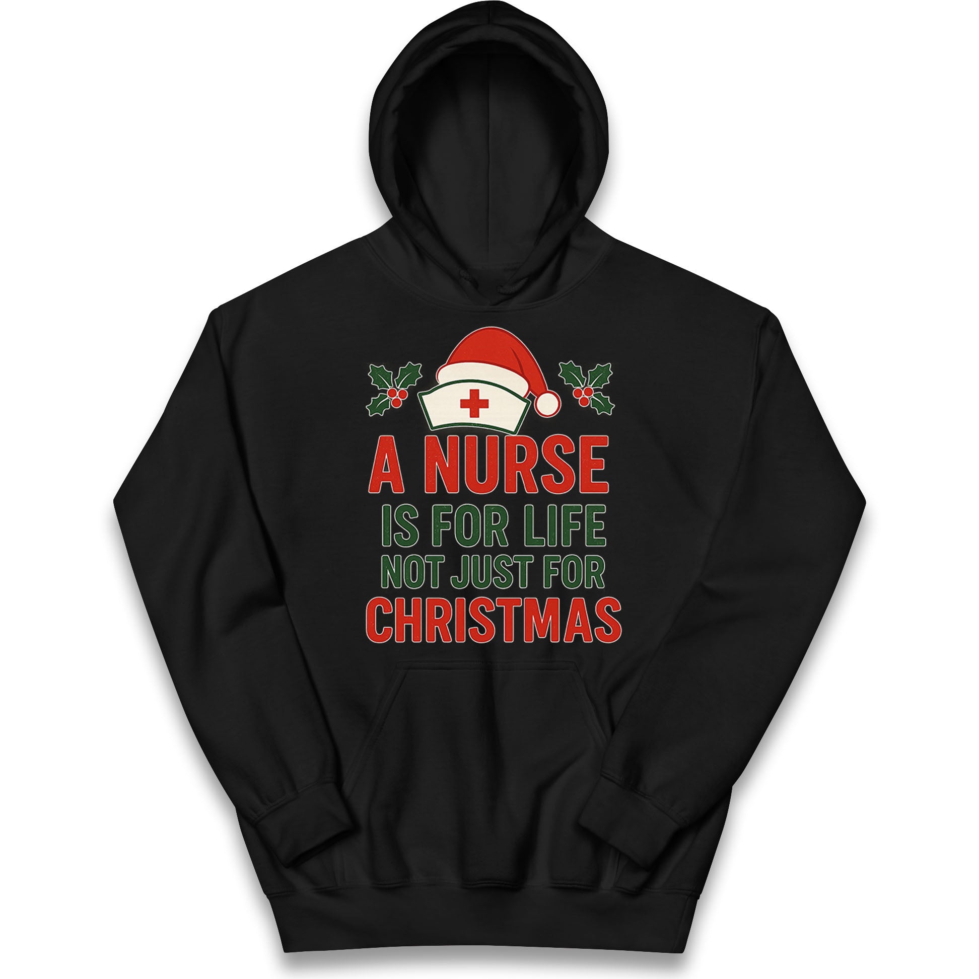 Nursing Christmas Kids Hoodie
