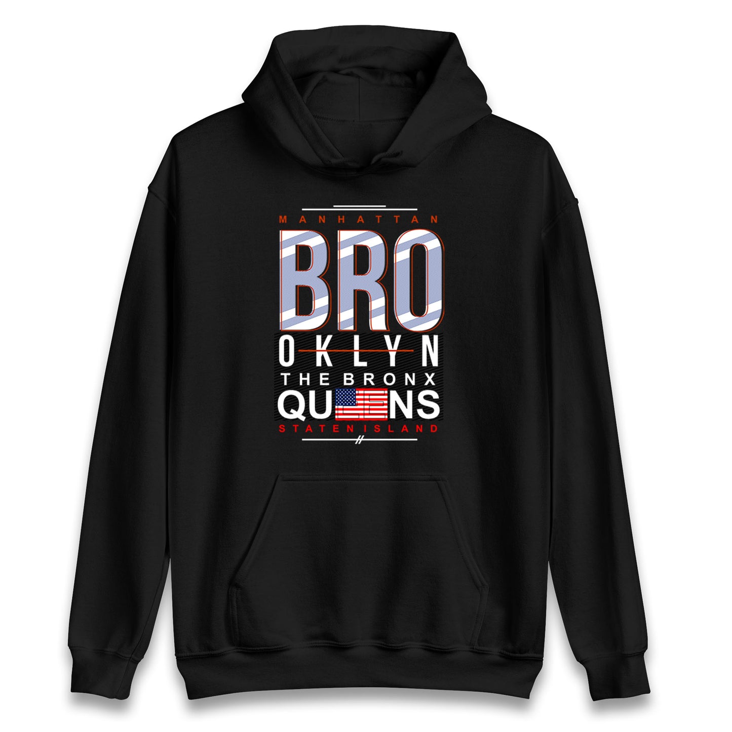 Brooklyn New York State Hoodie