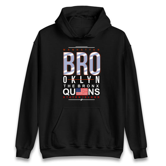 Brooklyn New York State Hoodie