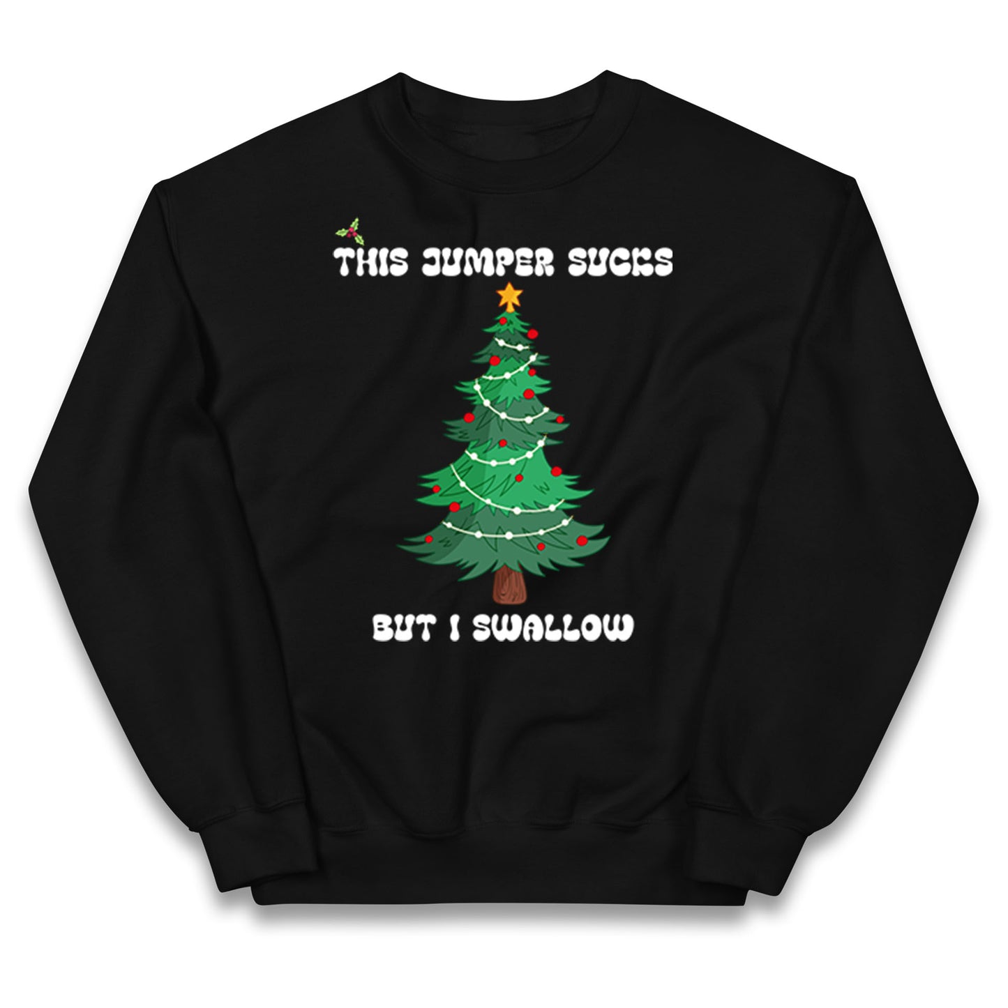 I swallow Christmas Kids Jumper