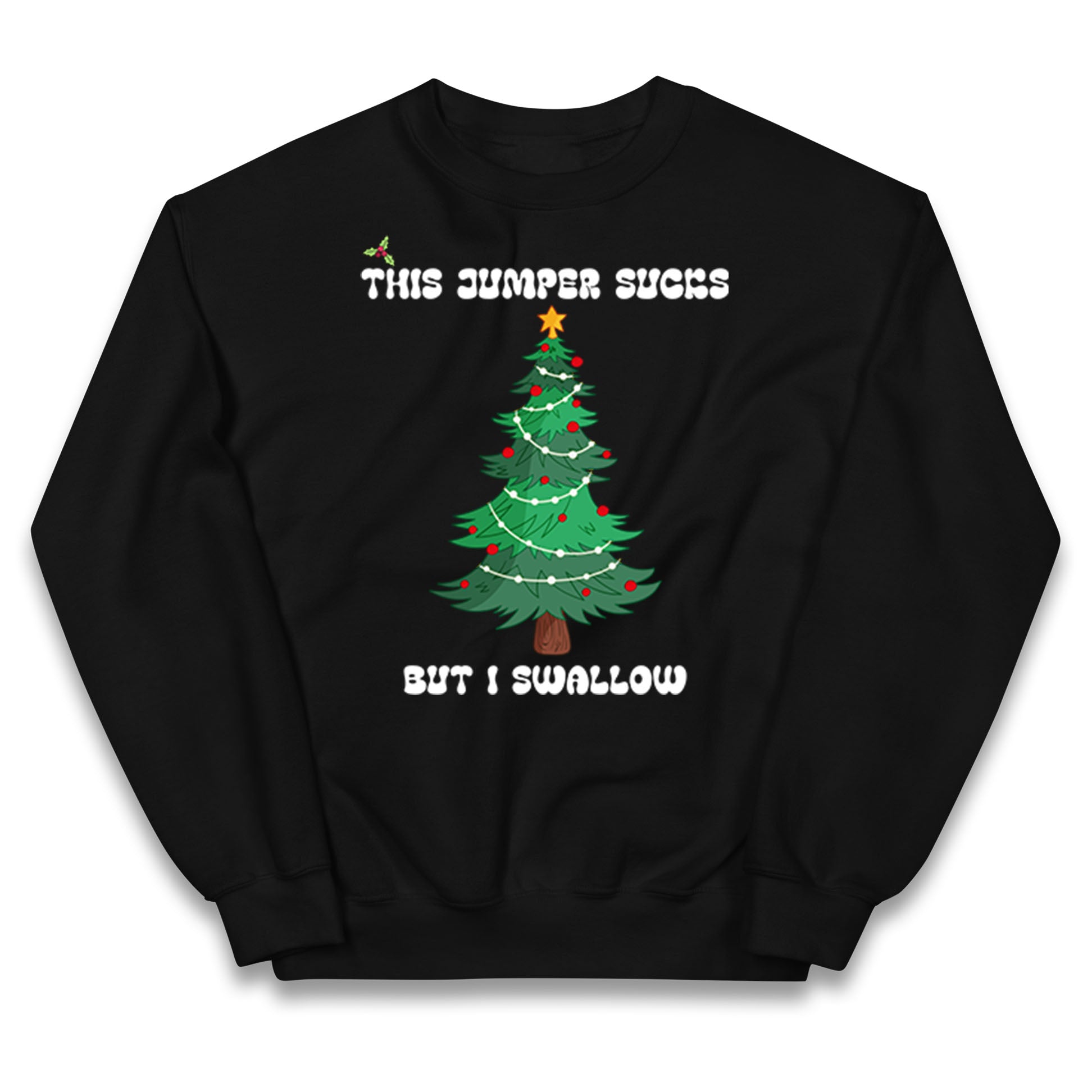 I swallow Christmas Kids Jumper