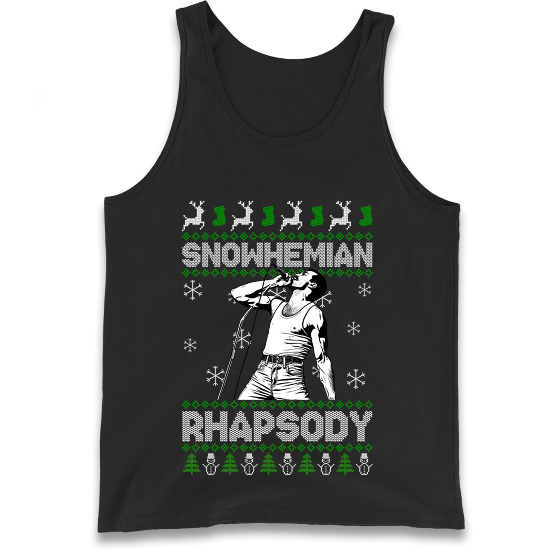 Freddie Mercury Christmas Tank Top