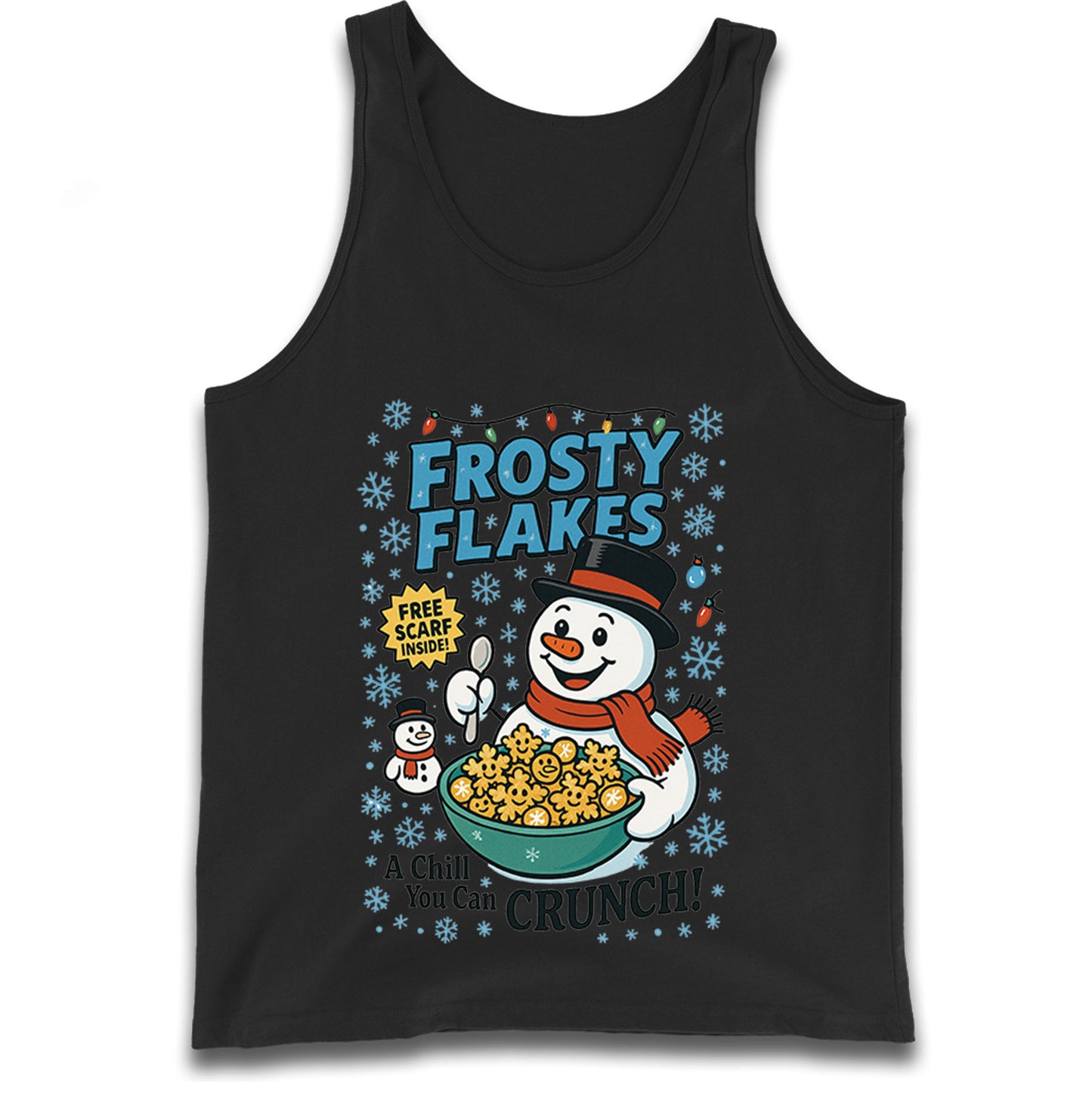 Snowman Christmas Tank Top