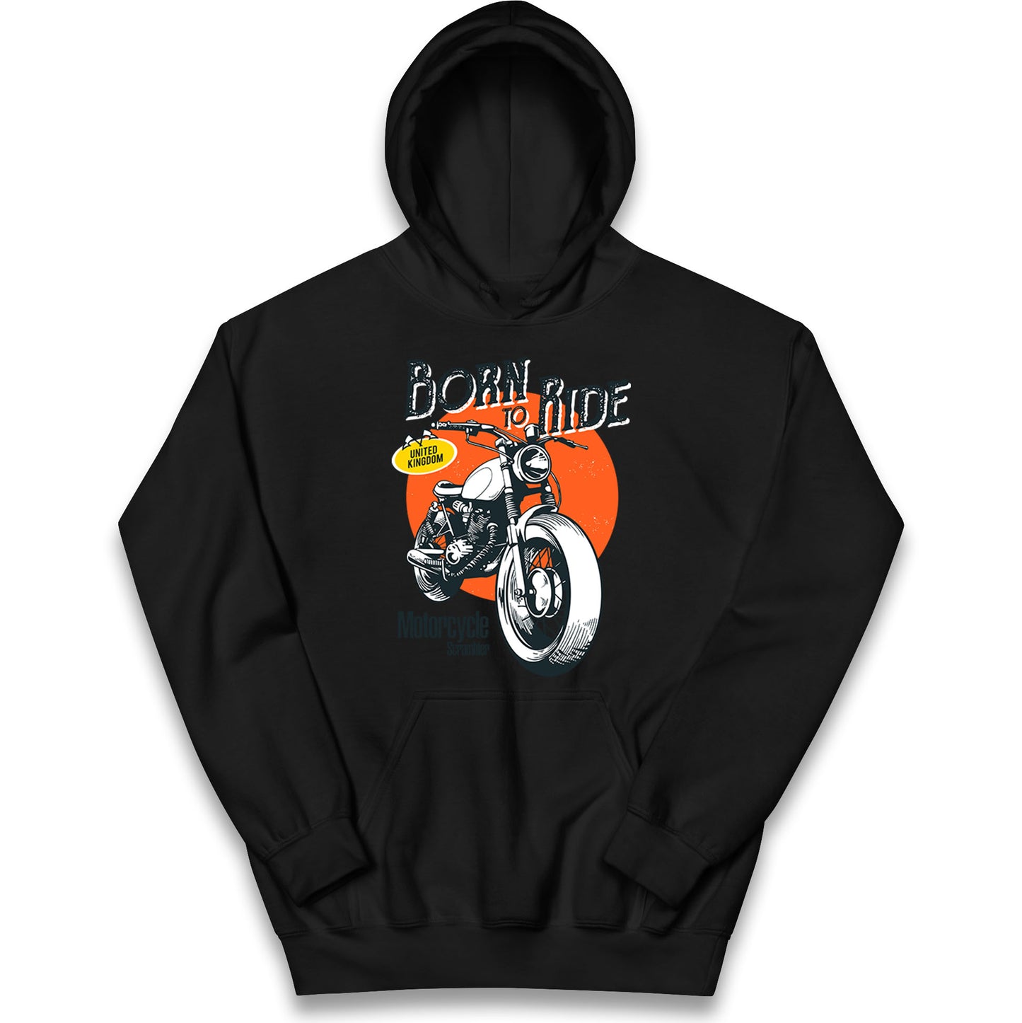 Born To Ride UK Kids Hoodie