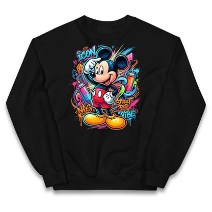 Graffiti Mickey Kids Jumper