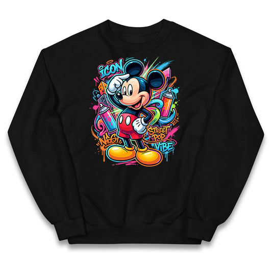 Graffiti Mickey Kids Jumper