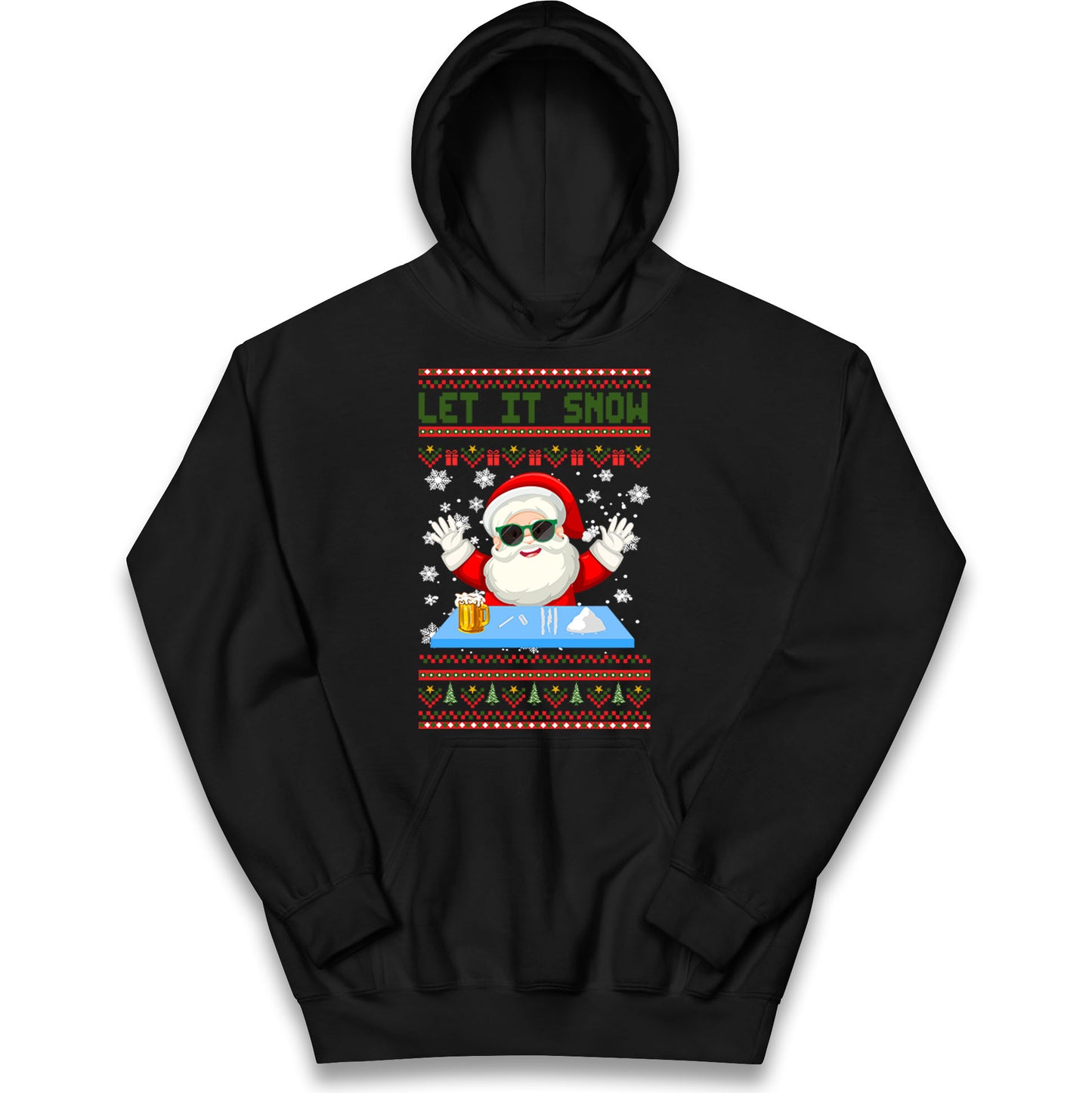 Santa Claus Christmas Kids Hoodie