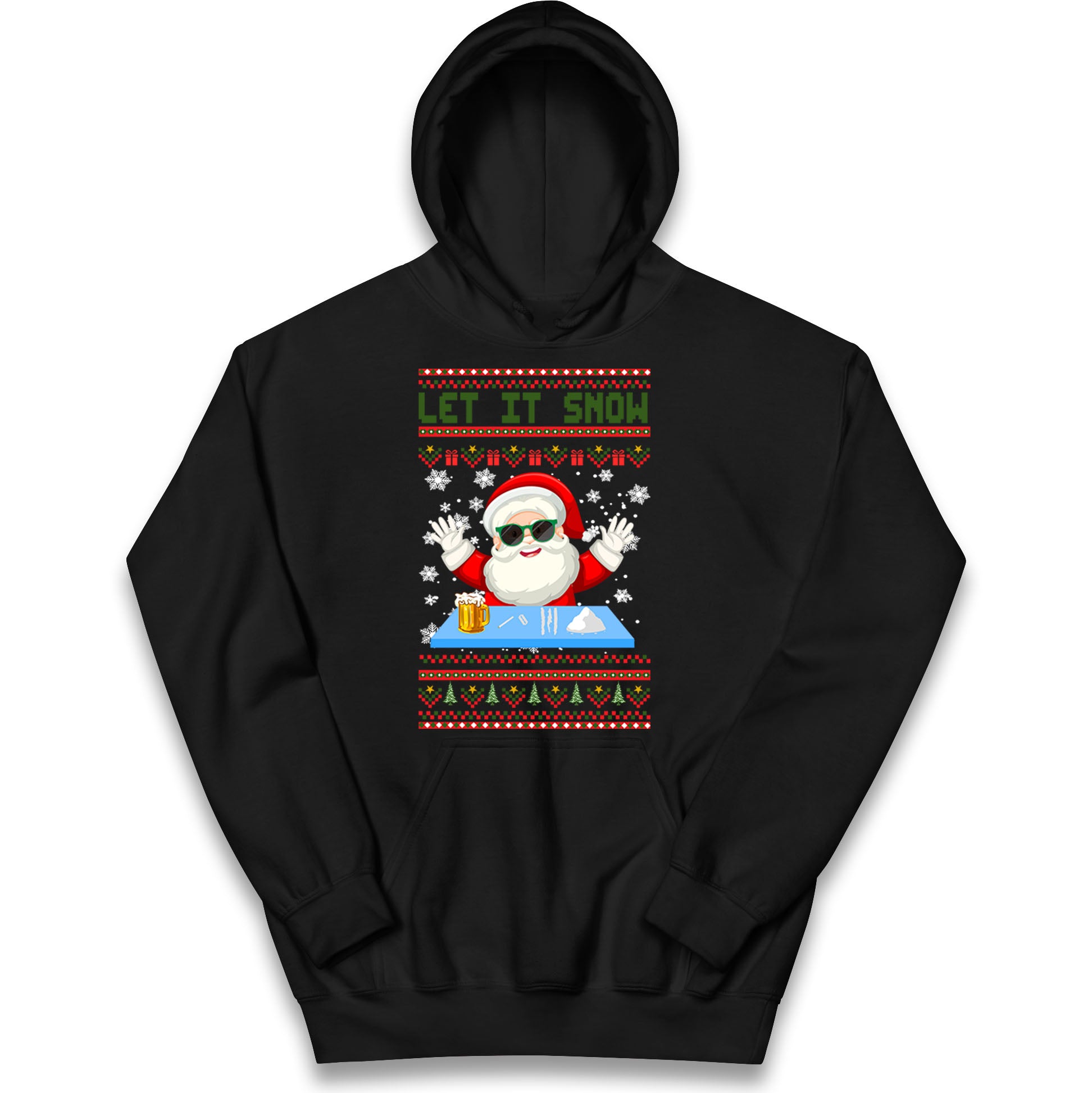 Santa Claus Christmas Kids Hoodie