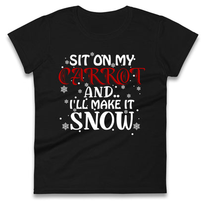 Rude Christmas Ladies T Shirt