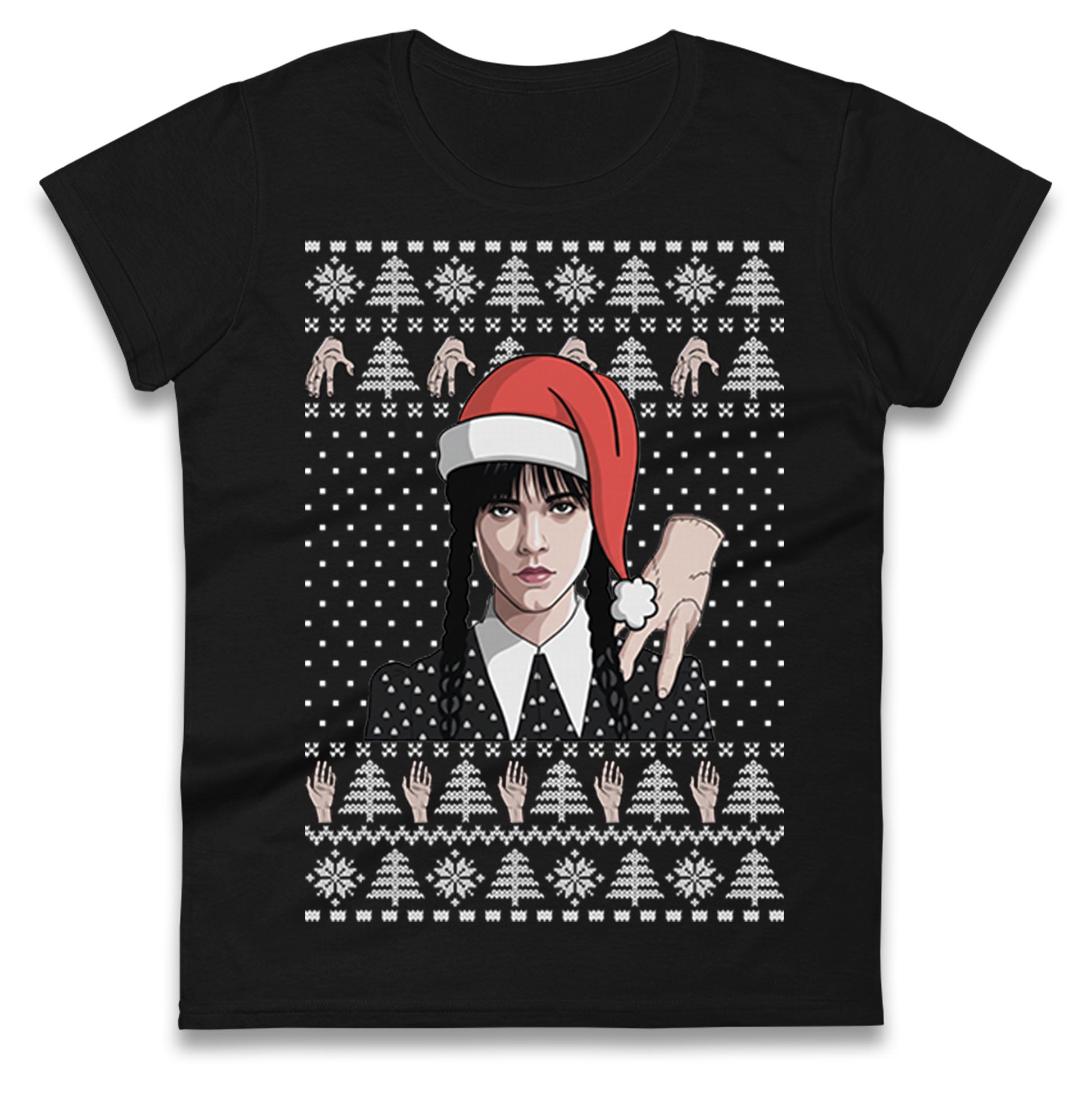 Wedensday Christmas Ladies T Shirt