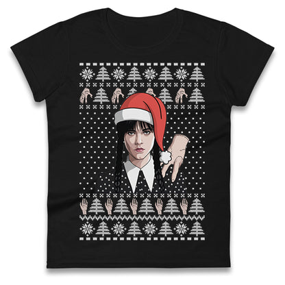 Wedensday Christmas Ladies T Shirt