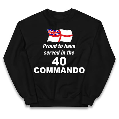 40 Commando Royal Marines Kids Jumper