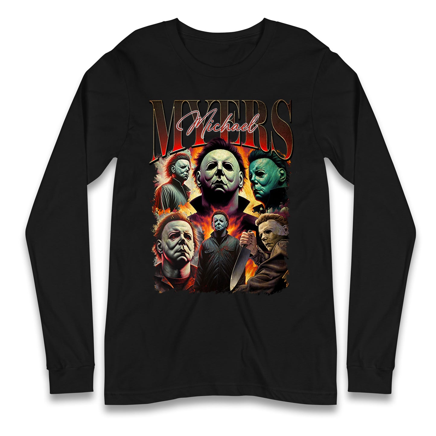 Michael Myers Bootleg Halloween Long Sleeve T Shirt