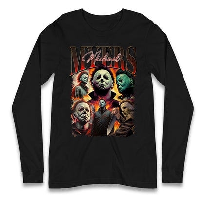 Michael Myers Bootleg Halloween Long Sleeve T Shirt