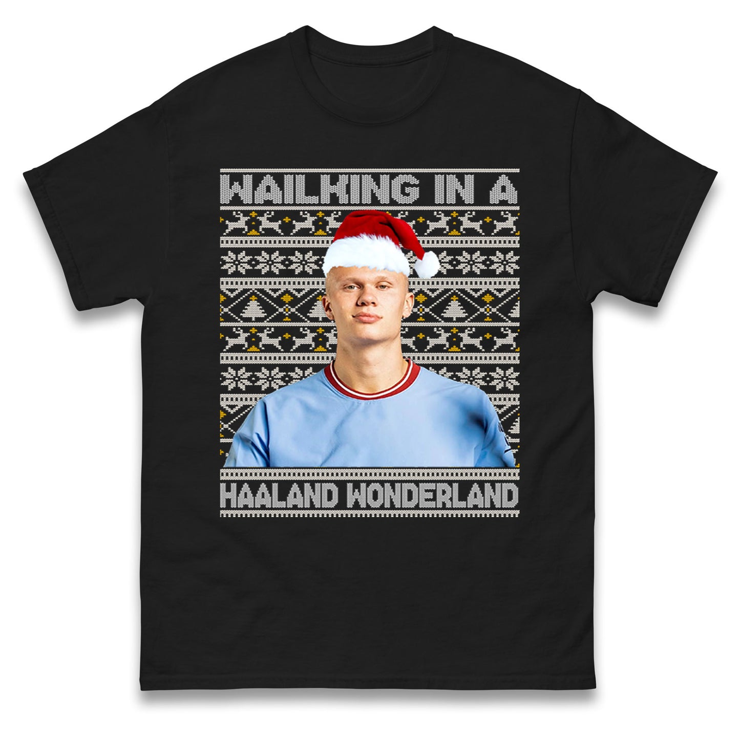 erling haaland christmas t shirt