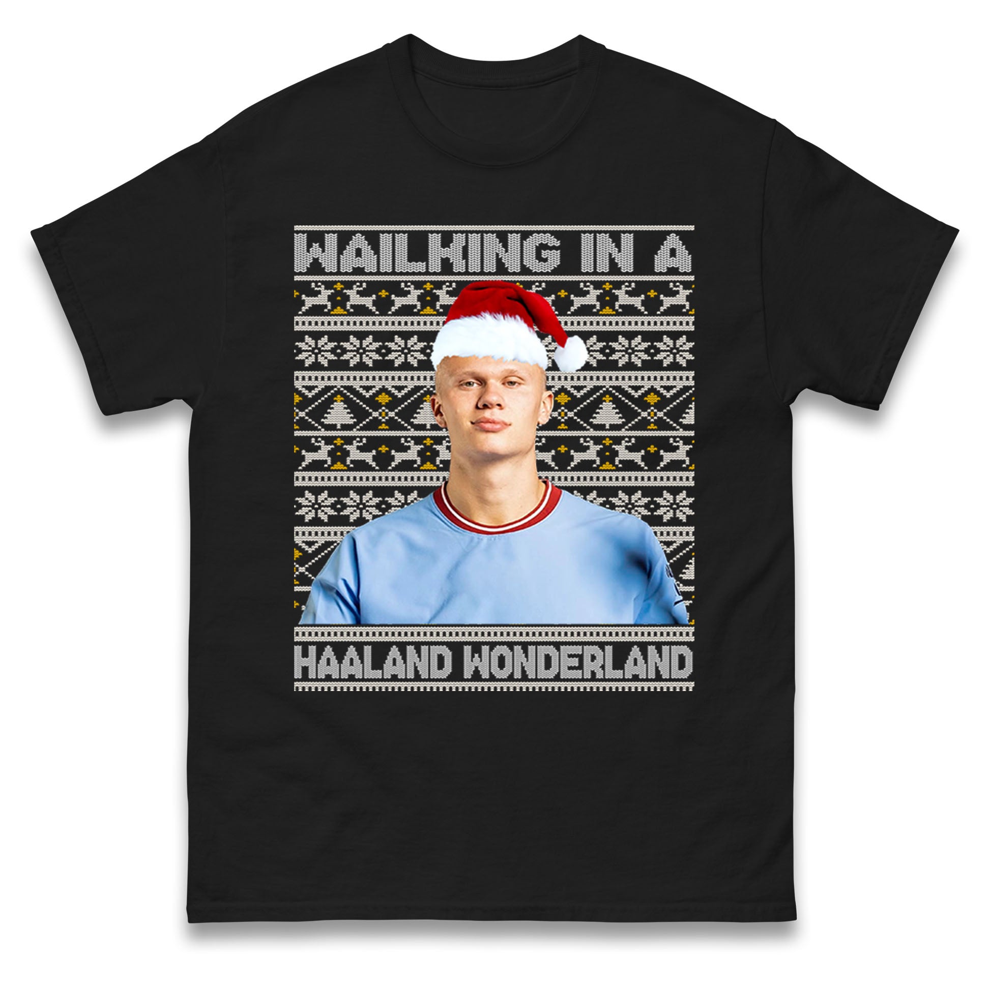 erling haaland christmas t shirt