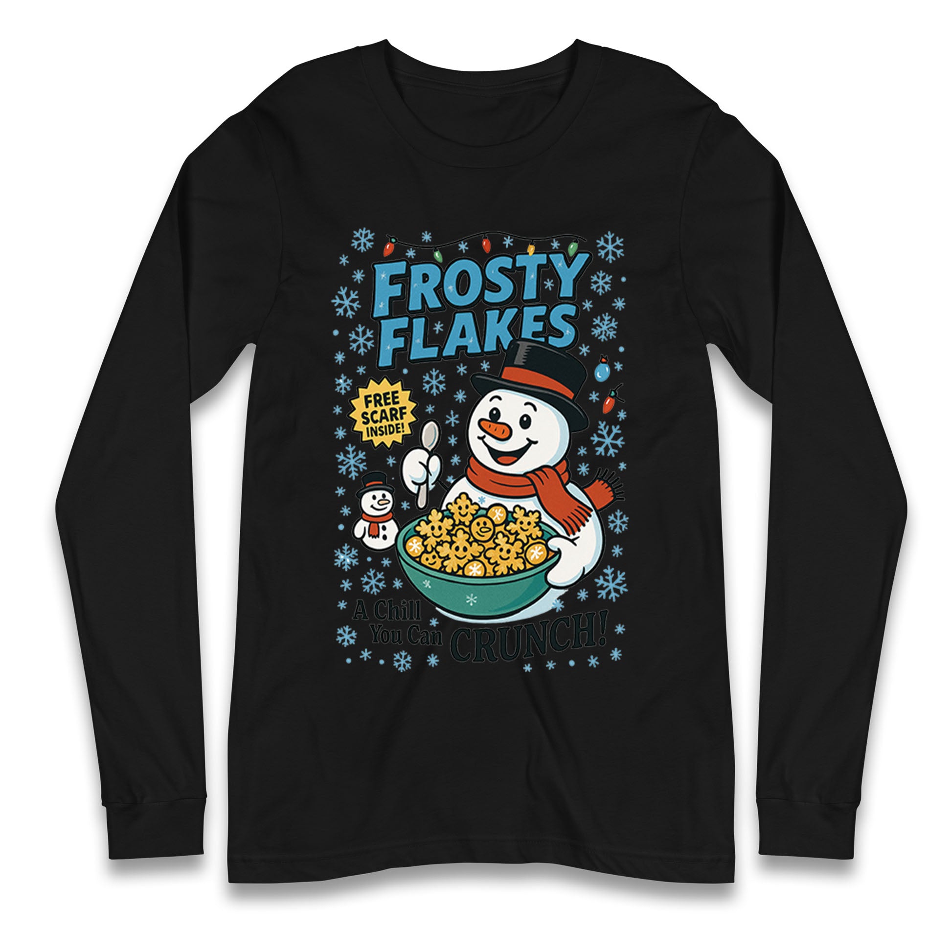 Snowman Christmas Longsleeve T Shirt