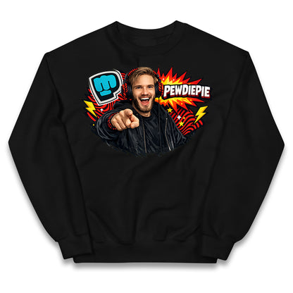 PewDiePie YouTuber Kids Jumper