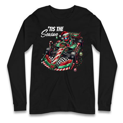 F1 Karting Tis The Season Christmas Long Sleeve Shirt